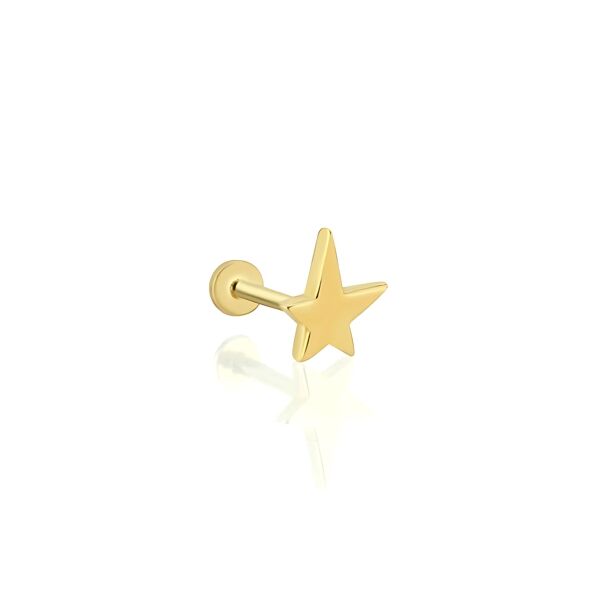 Deniz Yıldızı Altın Piercing