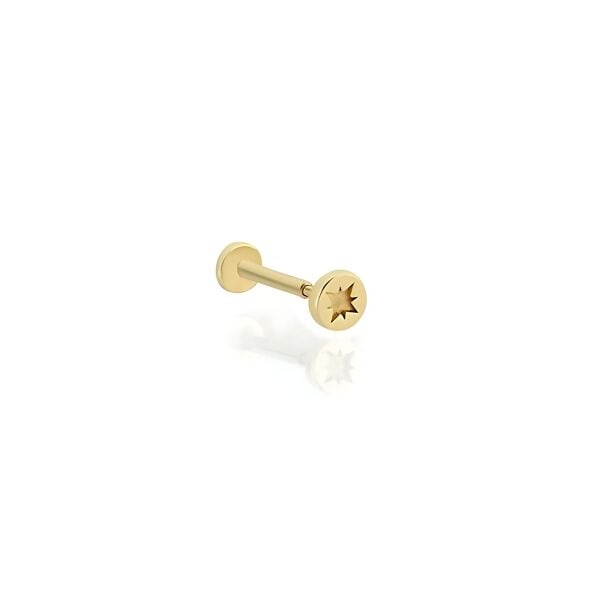 Şimal Yıldızı Altın Piercing