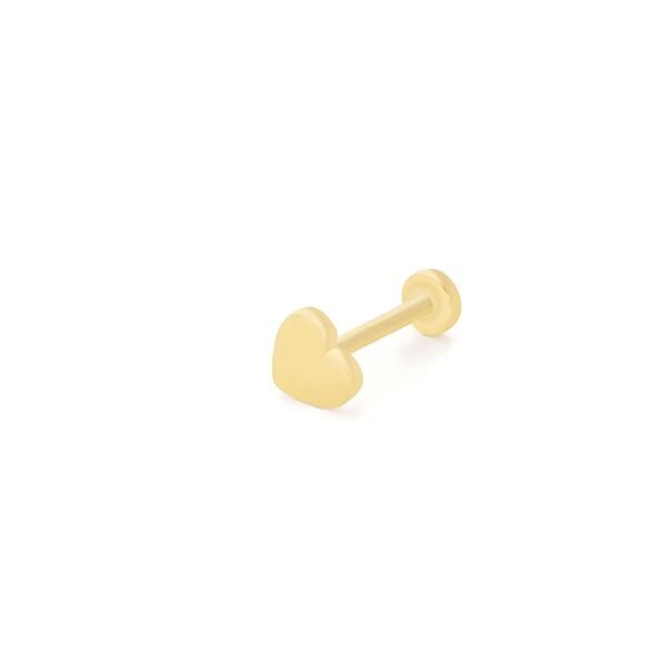 Kalp Altın Piercing