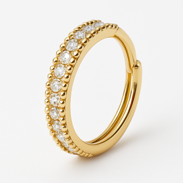 TwinLuxe Aurora Cerrahi Çelik Halka Piercing