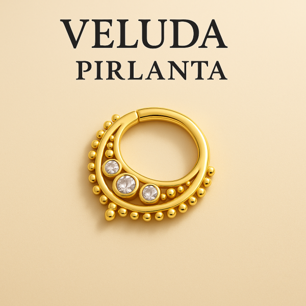 Seraphya Zarif Etnik Pırlanta Halka Piercing