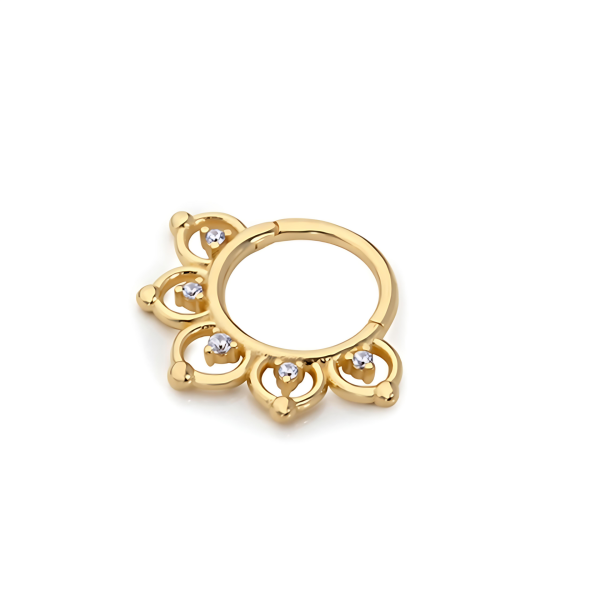 Coronelle Asil Çarpıcı Halka Pırlanta Piercing
