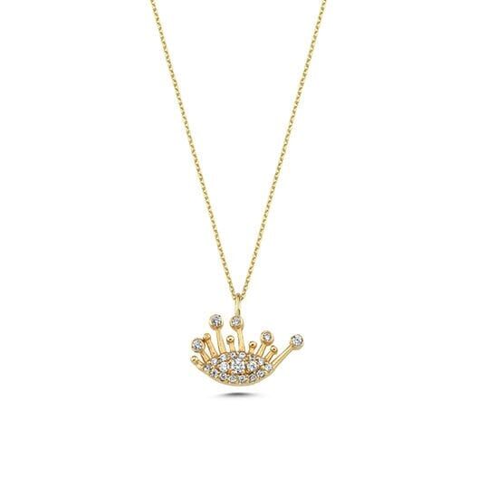 Aurora Göz Altın Kolye