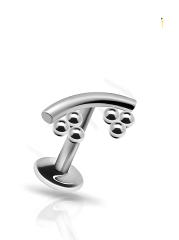 Arcus Geometrik Sadelik Cerrahi Çelik Piercing
