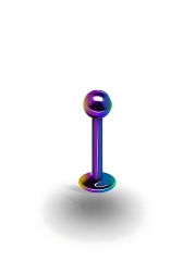 Toplu Cerrahi Çelik Top Rainbow Labret Piercing