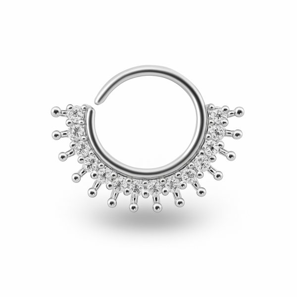 Elara Yıldızların Çevreye Saçtığı Işık Cerrahi Çelik Halka Piercing
