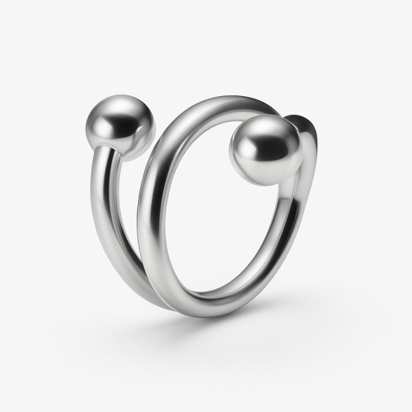 Vétra Zıtlıkların Uyumunu  Spiral Yapı Cerrahi Çelik Halka Piercing
