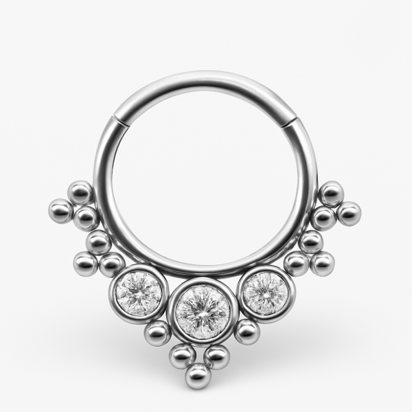 Aurethia Işığın Tanrıçası Cerrahi Çelik Halka Piercing