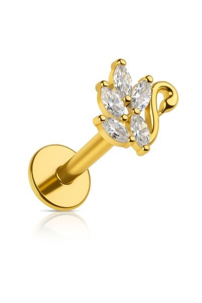 Swania  Zarafetin Simgesi kuğu Titanyum Labret Piercing